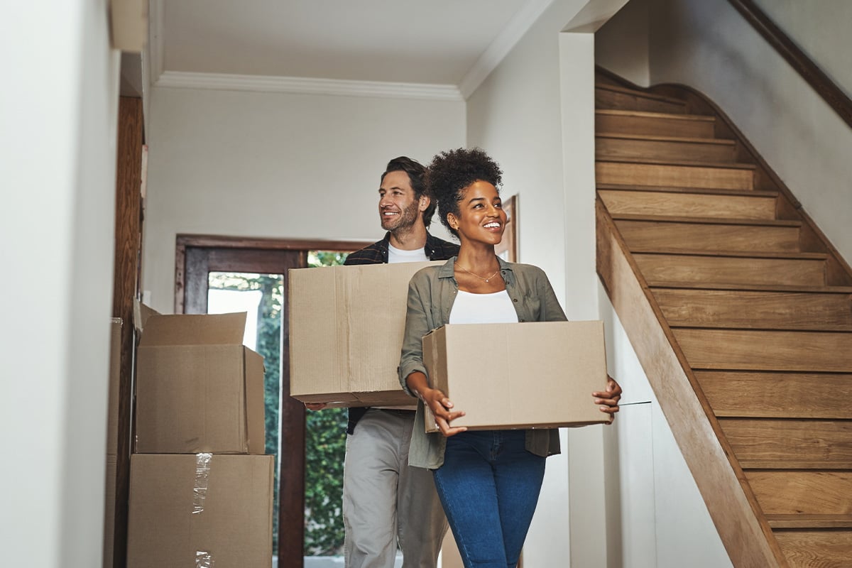 Mortgage Couple Moving In