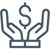 money-hands-blue