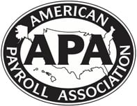 American Payroll Association Logo - BW