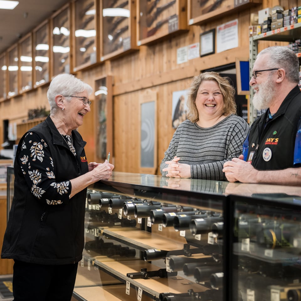 Jays Sporting Goods Team Chatting