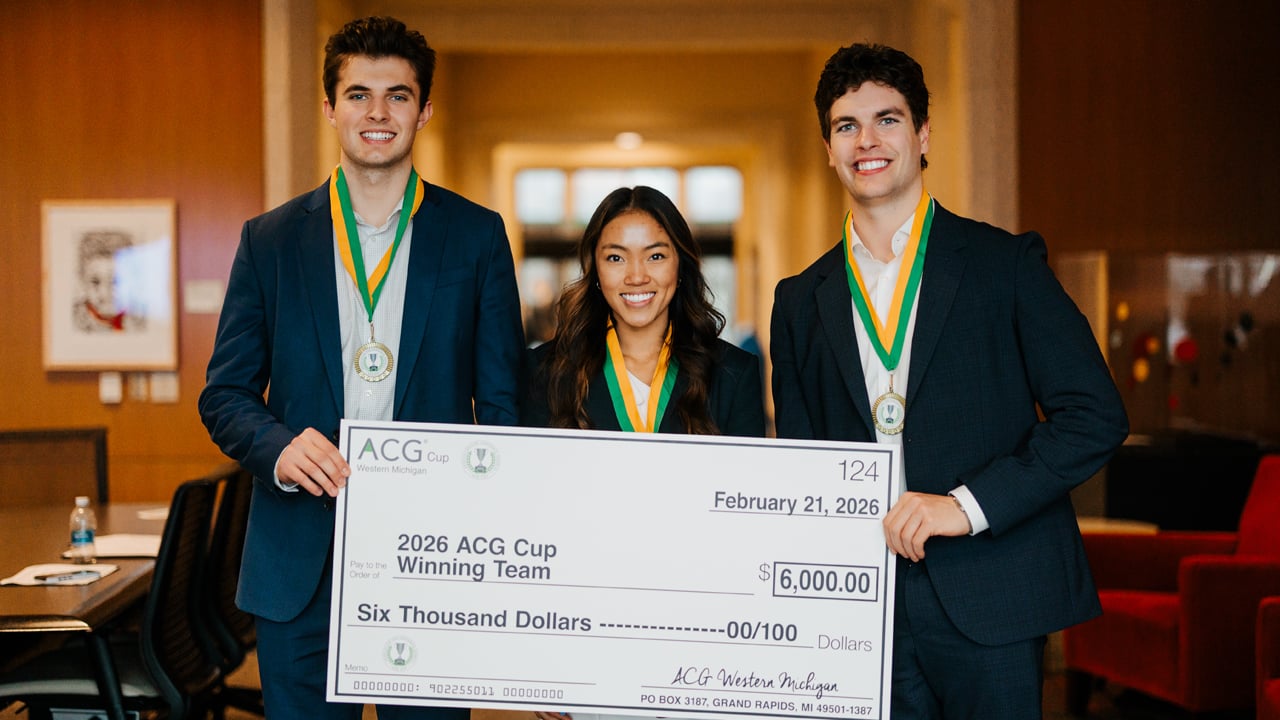 Students with a Check