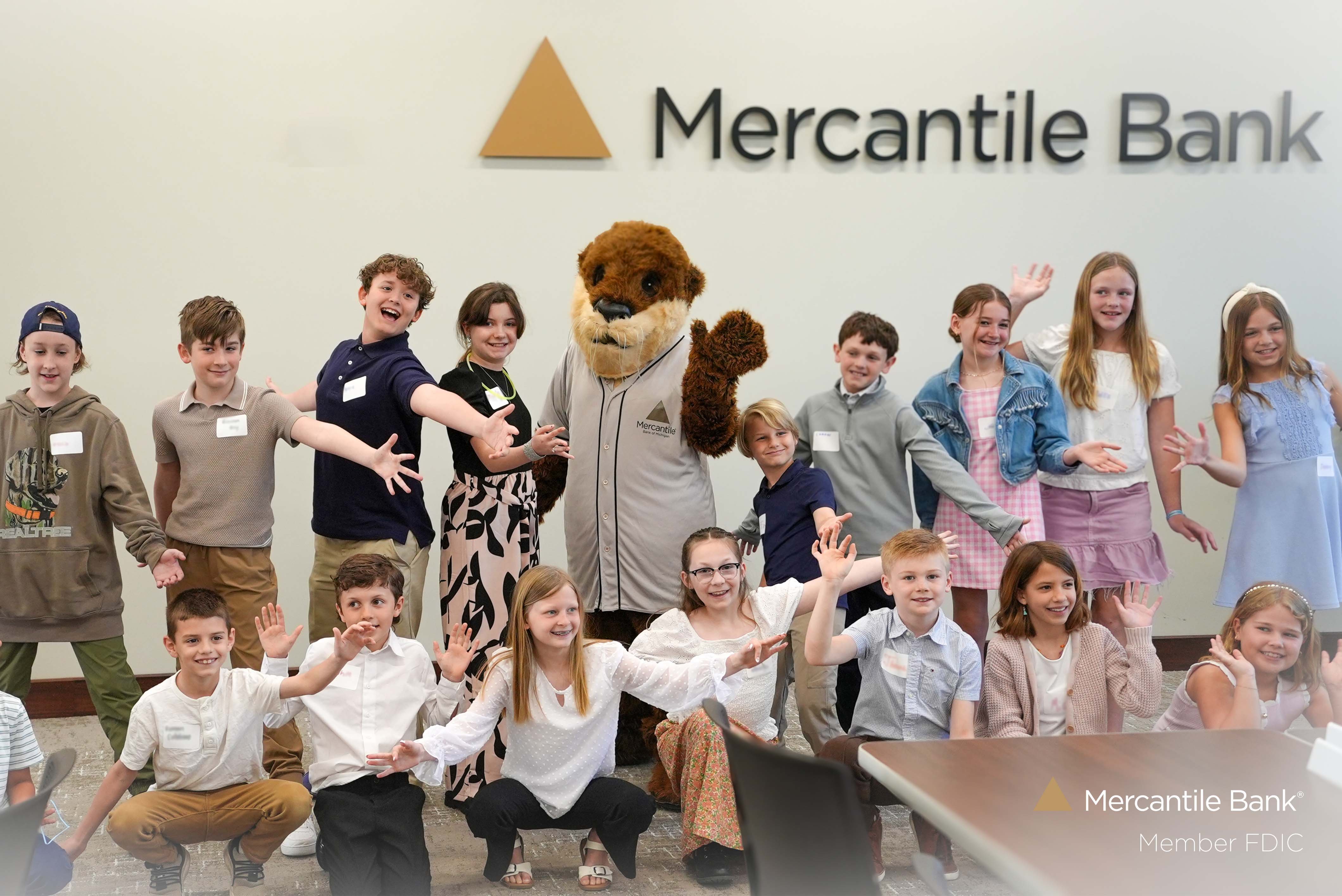 Bring Your Child to Mercantile Bank Group Shot