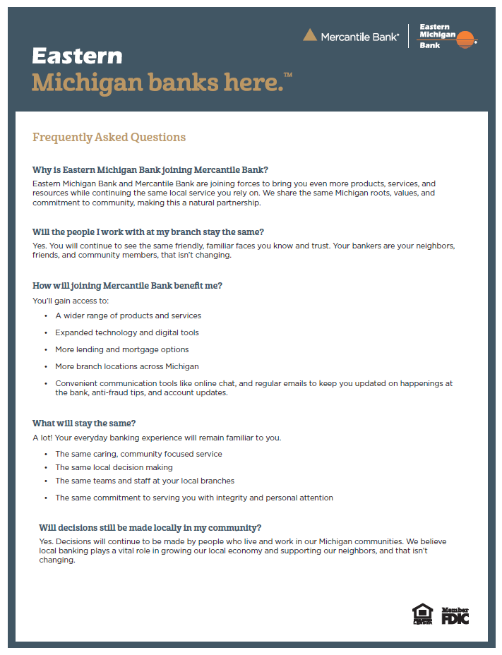 EMB & Merc. FAQs