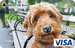 My Card Visa Debit Card with Custom Dog Image