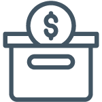 money-box-blue