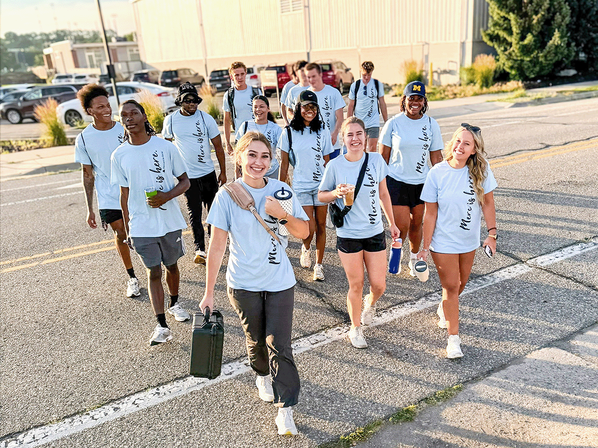 2026 Interns Walking